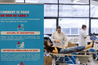 Comment se passe un don de sang ? Les équipes de l'EFS vous accompagnent tout au long de votre don.