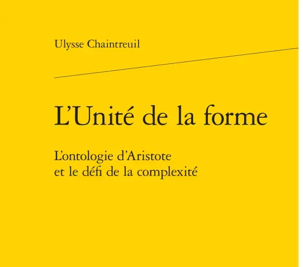 L'Unité de la forme